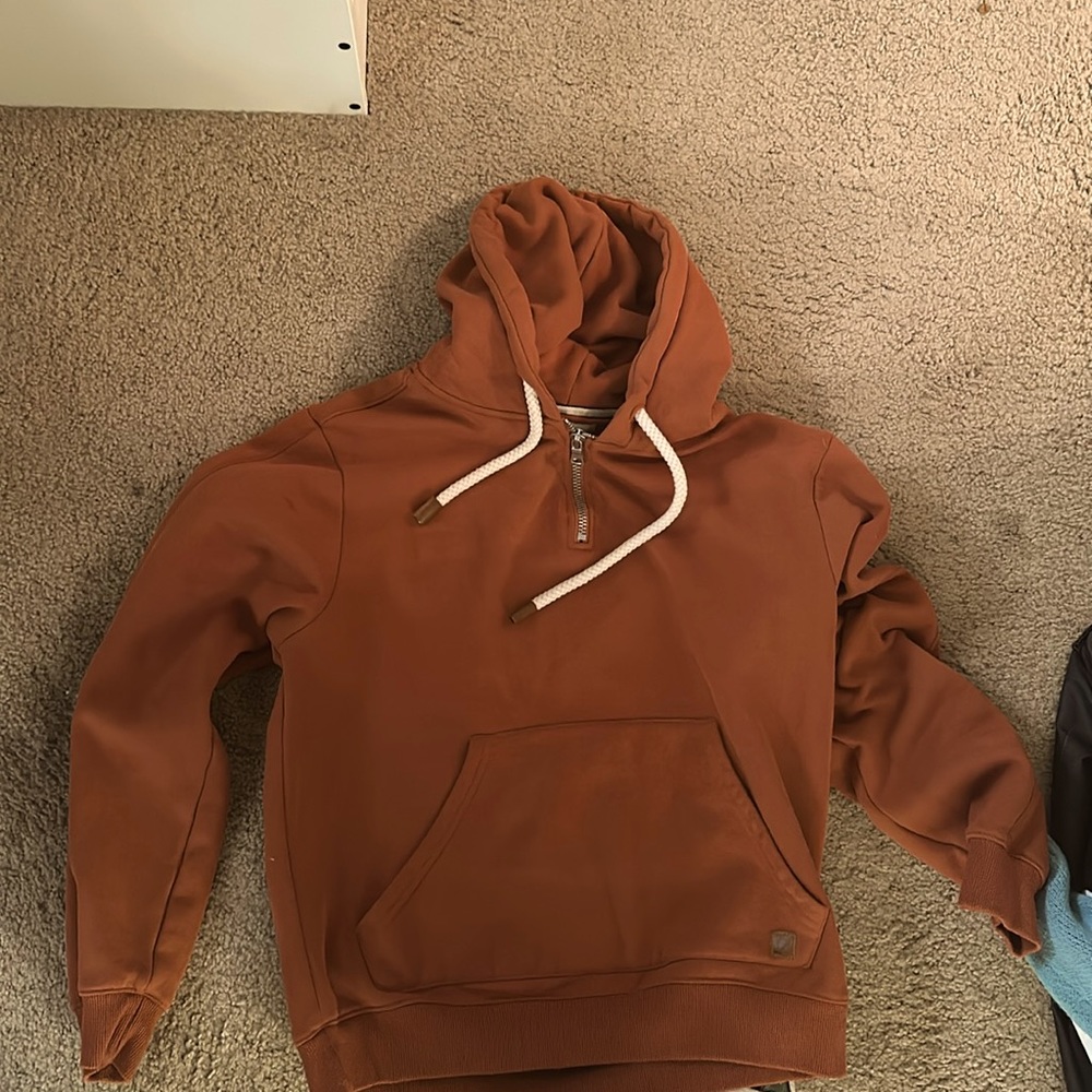 Orange Quarter zip Size M from Fundamental Coast LA